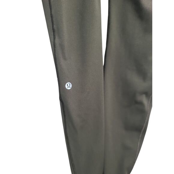 Lululemon Speed Up Tight Full-On Luxtreme 28" Dark Olive Sz 4 - Picture 6 of 7